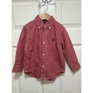 Ralph Lauren Button Down Boys Shirt- size 2t